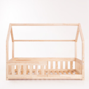 Photo: Meli Cabane bed 160x80cm, railing with flat rungs