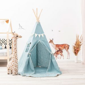 Teepee with garland - Gold star