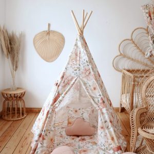 Classic teepee with patterns - Flower Power