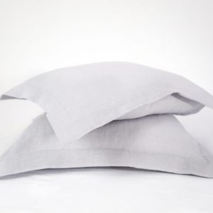 Linen pillow cases - Light Gray