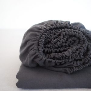 Bedsheets with elastic band - Charcoal