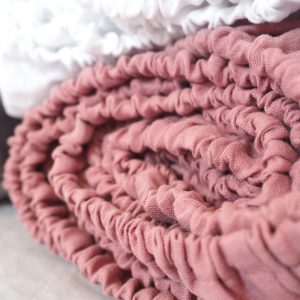Bedsheets with elastic band - Dusty pink