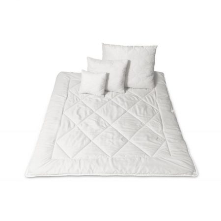 Duvet with pillows