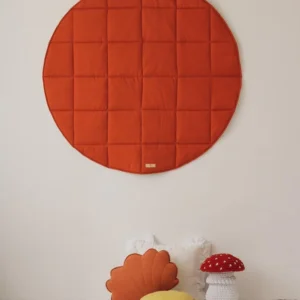 Round quilted mats - Red Fox