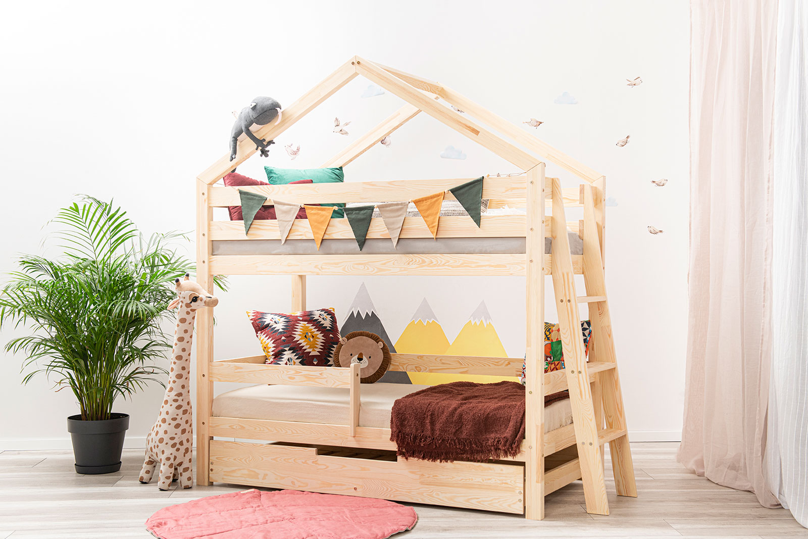 Saja II - bunk bed - with drawer