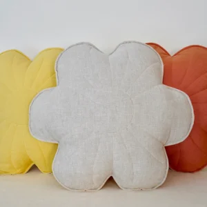 Flower Pillow - Sand lily - Linen