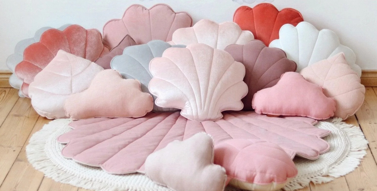 Small shell pillows