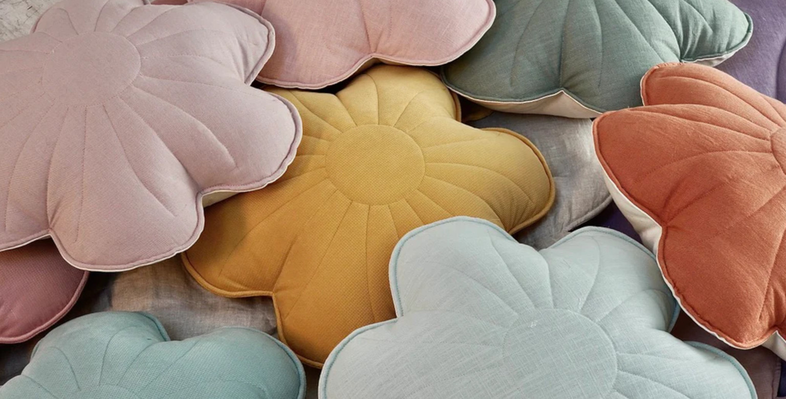 Flower pillows