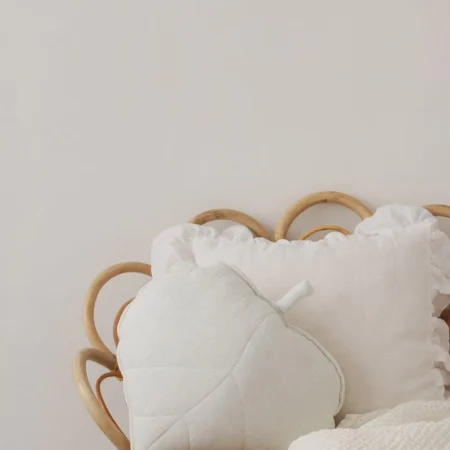 Pillow - white - linen