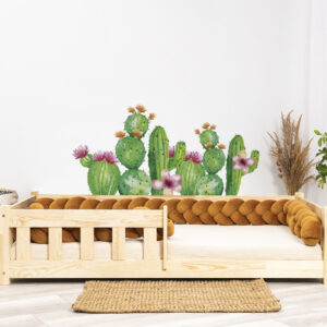 Wall stickers - Boho Catus. Bed shown in this picture is 160x80cm.