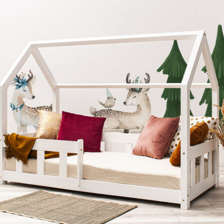 Wall stickers - Fawns forest. Bed shown in this picture is 160x80cm.
