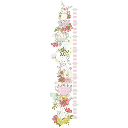 Wall sticker - Growth Chart with rabbit