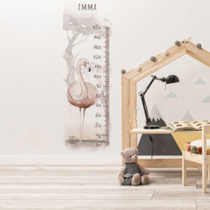 Wall sticker - Jungle and friends - Growth Chart 4. Desk shown in this picture is 120x111cm.
