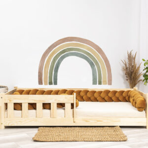 Wall stickers - Rainbow 6 S. Bed shown in this picture is 160x80cm.