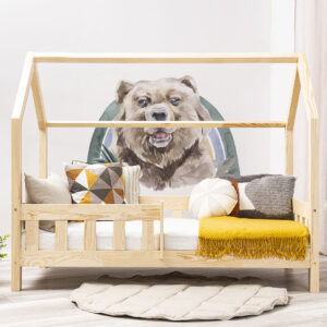 Wall stickers - Rainbow - Bear 2. Bed shown in this picture is 160x80cm.