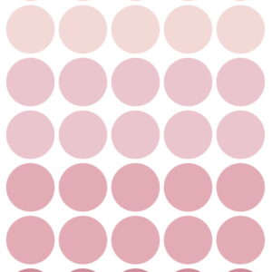 Wall stickers - Dots - Pink