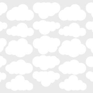 Wall stickers - Clouds - White