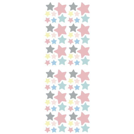 Wall stickers - Stars - Pink