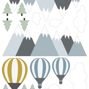 Wall stickers - Mountains - M