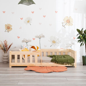 Children's bed with railing - Vedo