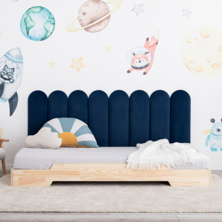 Upholstered wall panels - Ladyfingers - Royal blue 79