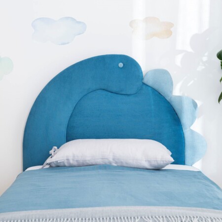 Upholstered bed Dino 200x90, Blue